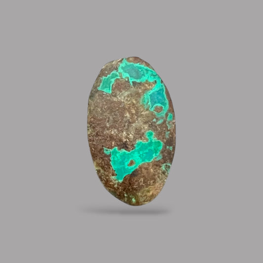Raw Turquoise For Sale 10.39 Carats 22.8 x 13.6 x 4.3 mm in Oval