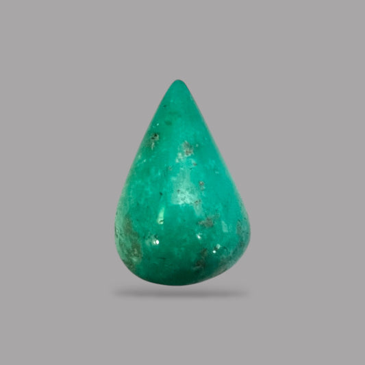Raw Turquoise Stone 18.20 Carats 24.4 x 16.3 x 10 mm in Pear