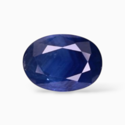 Real Blue Sapphire in Oval Shape 0.77 Carats 6.5x4.7mm Size