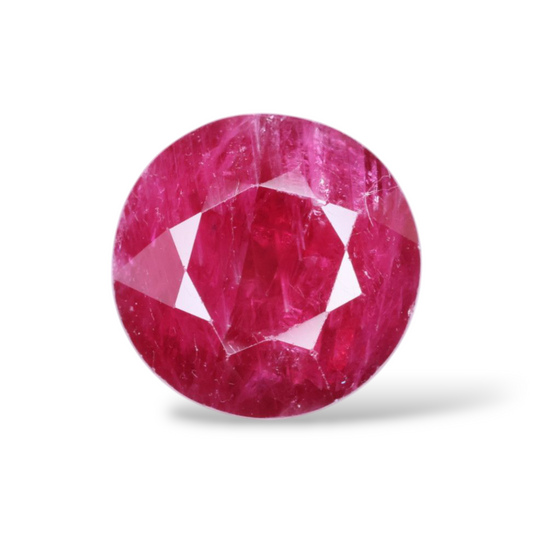 Real Rubies For Sale Round Shape 5.32 Carats 9.6mm Size