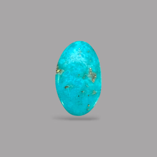 Real Turquoise Stones For Sale 3.61 Carats 16.4 x 10.1 x 2.9 mm in Oval