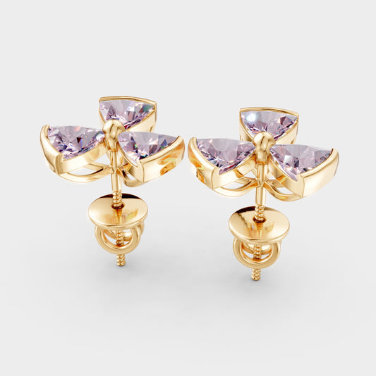 Natural Tourmaline Earrings for Women – Rabbia Design