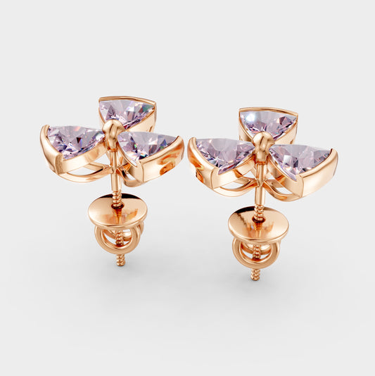 Natural Tourmaline Earrings for Women – Rabbia Design