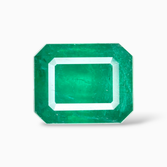 Sale On Zambian Emerald Gemstone In Octagon Cut  Shape 10.54 Carats 14.48x11.64x7.31mm Size