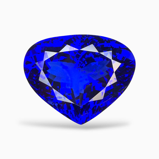 Tanzanite Gemstone Heart 40.10 Carats 24x20 mm From Tanzania