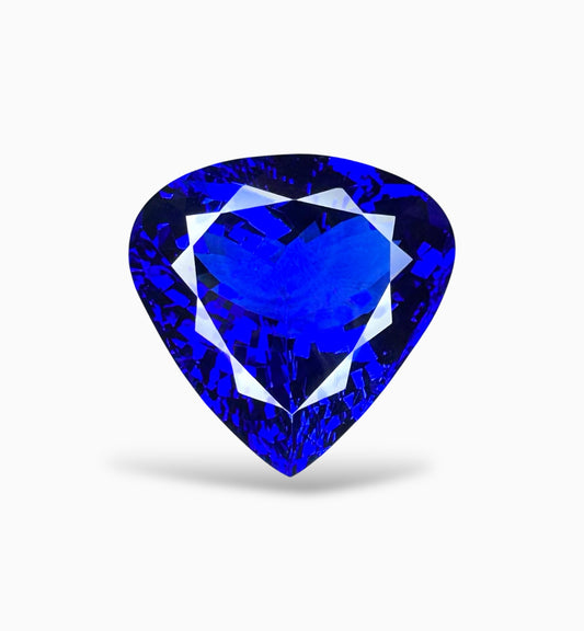 Tanzanite Heart Shape Stone 33.33 Carats 21.6 X 21.9 mm