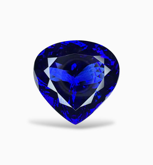 Tanzanite Heart Shape Stone 34.09 Carats 20.3 X 21.2 mm