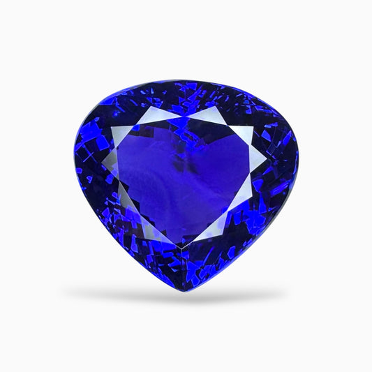 Tanzanite Heart Stone 29.55 Carats 21.6 X 20.2 mm