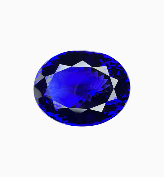 Tanzanite Oval Stone 33.48 Carats 22.3 X 17.6 mm