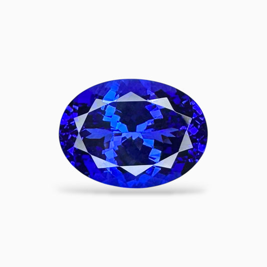 Tanzanite Oval Stone 5.82 Carats 13.3 X 9.7 mm