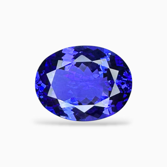 Tanzanite Oval Stone 6.37 Carats 13.6 X 10.6 mm