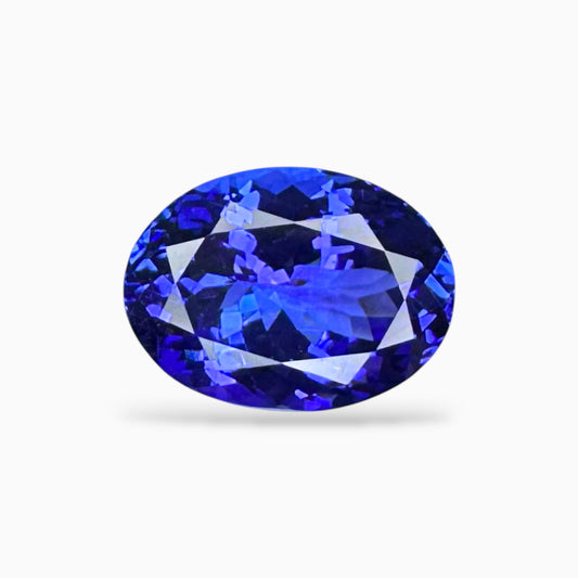 Tanzanite Oval Stone 6.76 Carats 13.8 X 10.2 mm