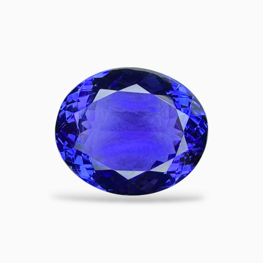 Tanzanite Oval Stone 7.26 Carats 13.2 X 11.2 mm