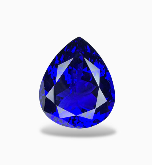 Tanzanite Pear Stone 15.32 Carats 17.7 X 14.9 mm From Tanzania