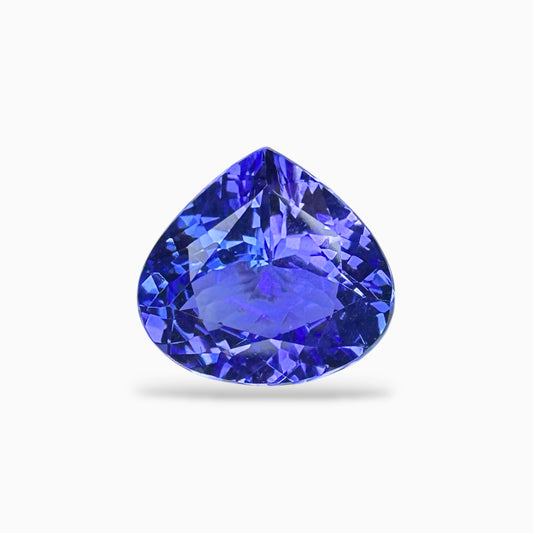 Tanzanite Heart Stone 4.64 Carats 10.8 X 11.6 mm