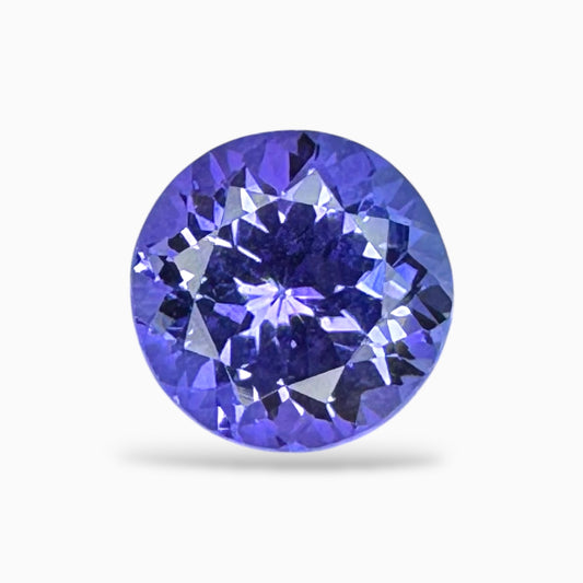 Tanzanite Round Stone 3.57 Carats 9.4 mm