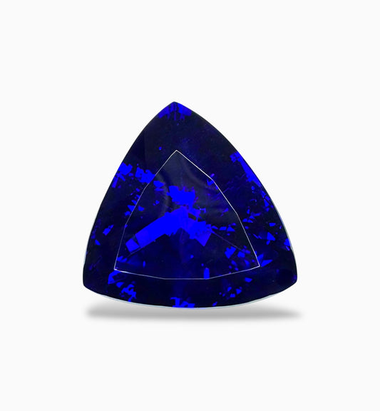 Tanzanite Trilliant Cut Stone 41.53 Carats 22 X 21.8 mm