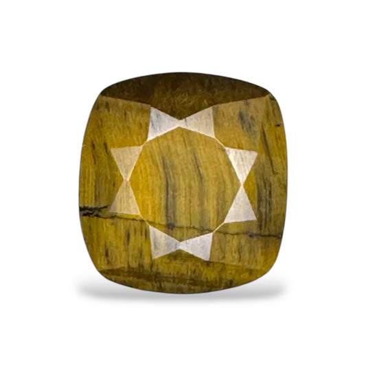 Tiger Eye Square Cushion 5.30 Carats 12.01 x 11.50 mm