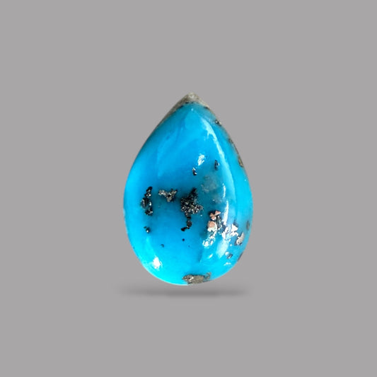 Turquoise 2.70 Carats Pear Cabochon 12.7 x 8.7 x 3.70 mm From Iran