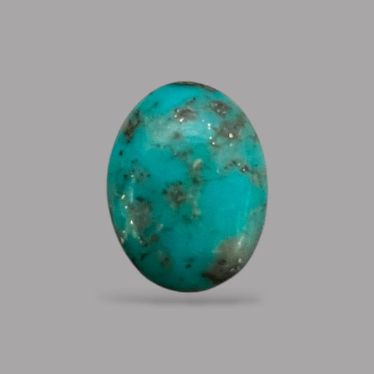 Turquoise Cabochon 3.31 Carats 11.7 x 9 x 4.7 mm in Oval