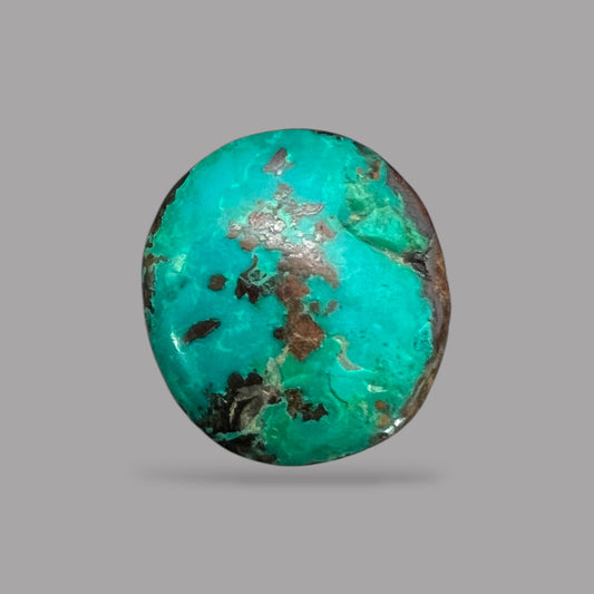 Turquoise Cabochons For Sale 25.53 Carats 23 x 20.8 x 7.1 mm in Oval