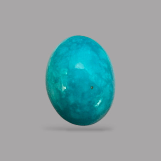 Turquoise Crystal 5.24 Carats 13.5 x 10.5 x 6 mm in Oval
