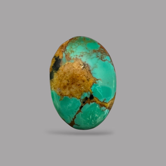 Turquoise Gemstone 13.41 Carats 20.5 x 14.4 x 6.7 mm in Oval
