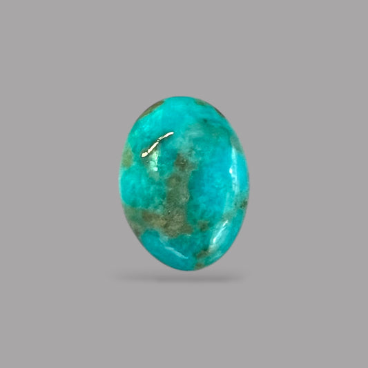 Turquoise Gemstone For Sale 3.26 Carats 11.6 x 8.6 x 5 mm in Oval