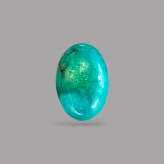Turquoise Raw Stone For Sale 3.64 Carats 12.5 x 8.5 x 5.4 mm in Oval