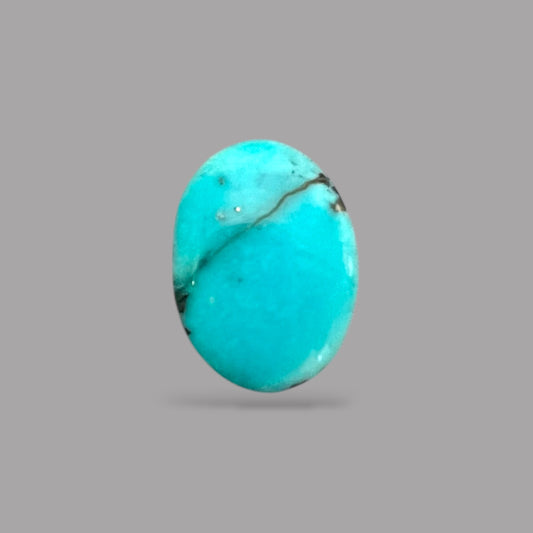 Turquoise Stone 3.65 Carats 12.4 x 9.2 x 4.2 mm in Oval