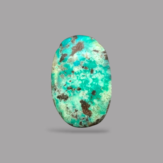 Turquoise Stone 57.29 Carats 35.74 x 23 x 9.6 mm in Oval