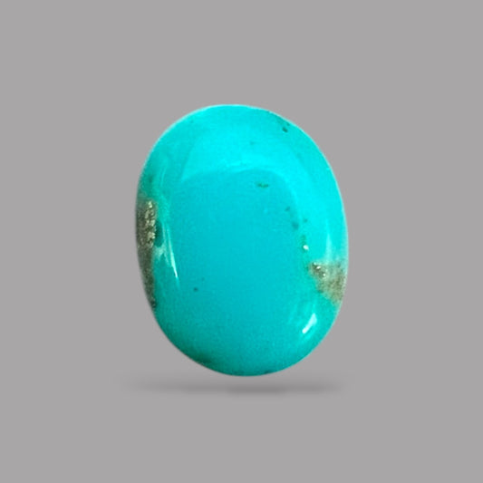 Turquoise Stones For Sale 0.62 Carats 6.9 x 5.2 x 2.8 mm in oval