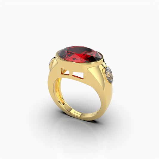 Natural Ruby Ring for Women - Ava