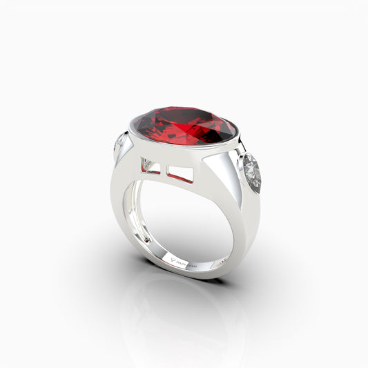 Natural Ruby Ring for Women - Ava