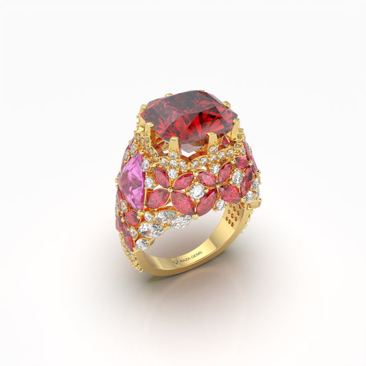 Natural Ruby Ring for Women - Arina