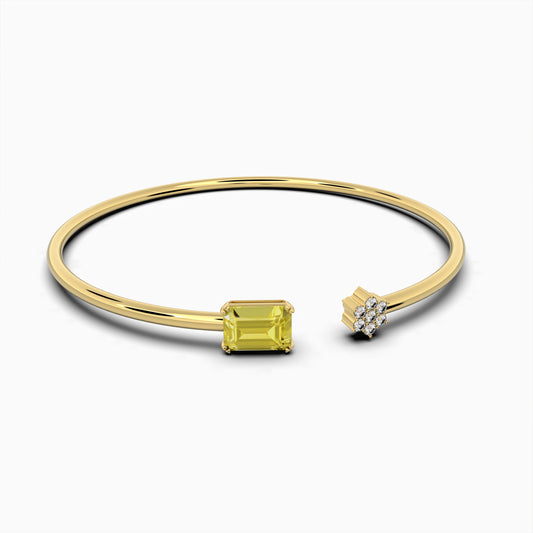 Yellow Citrine Bangles - Vladislava