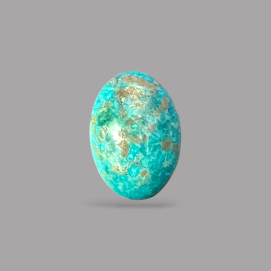 buy real turquoise stone 7.15 Carats 15.8 x 11 x 6 mm in Oval