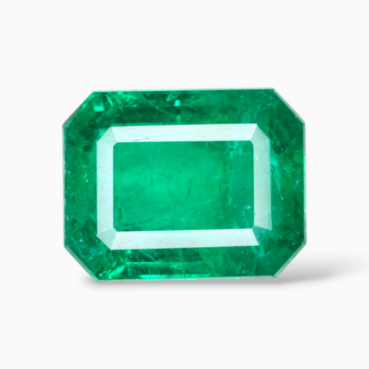 Buy Zambian Emerald Gemstone In Octagon Cut Shape 6.24 Carats 12.3X9.7mm Size