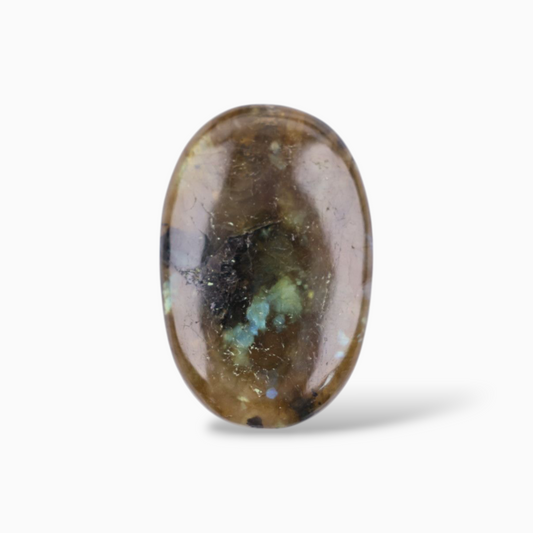 Natural Labradorite Crystal For Sale Oval Cabochon Shape 30.10 Carats 30x19.8mm