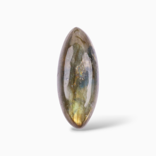 Buy Now Labradorite Stone For Sale Marquise Cabochon Shape 13.36 Carats 26.1x10.9mm