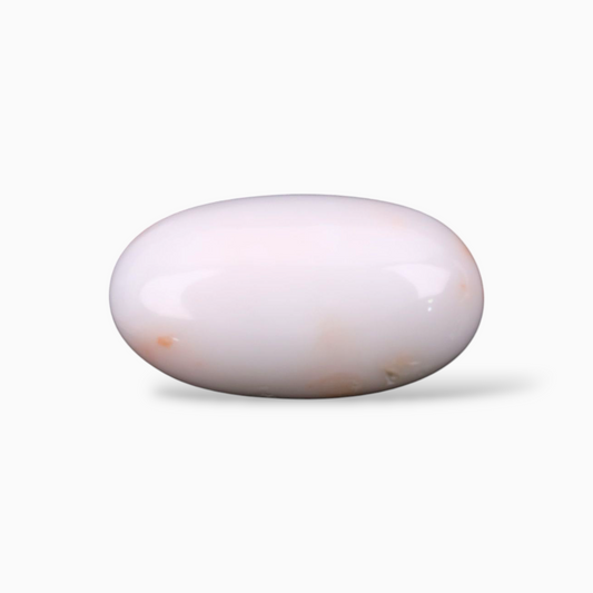 Buy Natural Pink Coral Stone For Sale 14.59 Carats In Oval Cabochon Shape 22.3x12.3mm Size