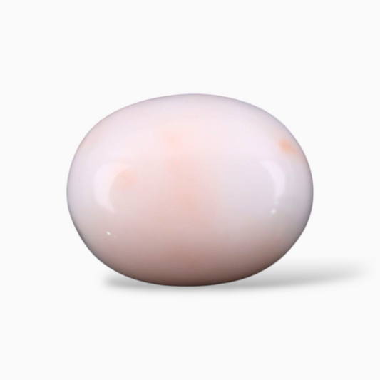 Buy Natural Pink Coral Mooga Stone For Sale 12.60 Carats In Oval Cabochon Shape 17x13.5mm Size