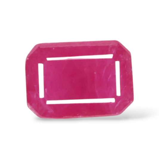 Buy Original Manik Ruby Gemstone In Octagon Cut Shape 1.02 Carats 7x5mm Size
