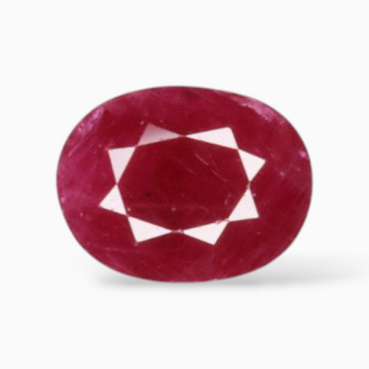 Buy Natural Unheated Ruby Gemstone In Oval Shape 1.97 Carats 9x6.8mm Size