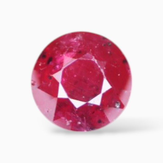 0.52 Carats real ruby stone in Round Shape size 4.6mm