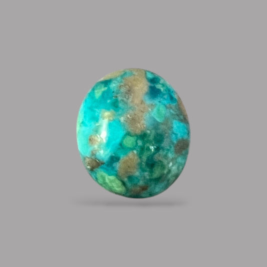 turquoise gemstone for sale 8.81 Carats 14.2 x 12.3 x 6.8 mm in Oval