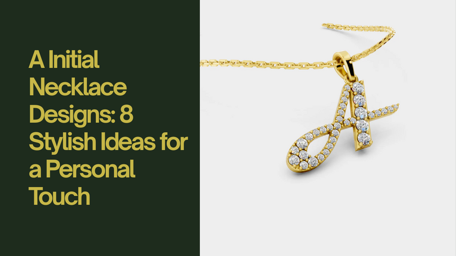 A Initial Necklace Designs: 8 Stylish Ideas for a Personal Touch