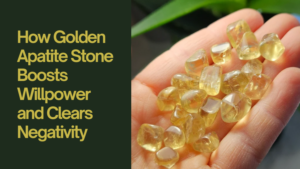 How Golden Apatite Stone Boosts Willpower and Clears Negativity