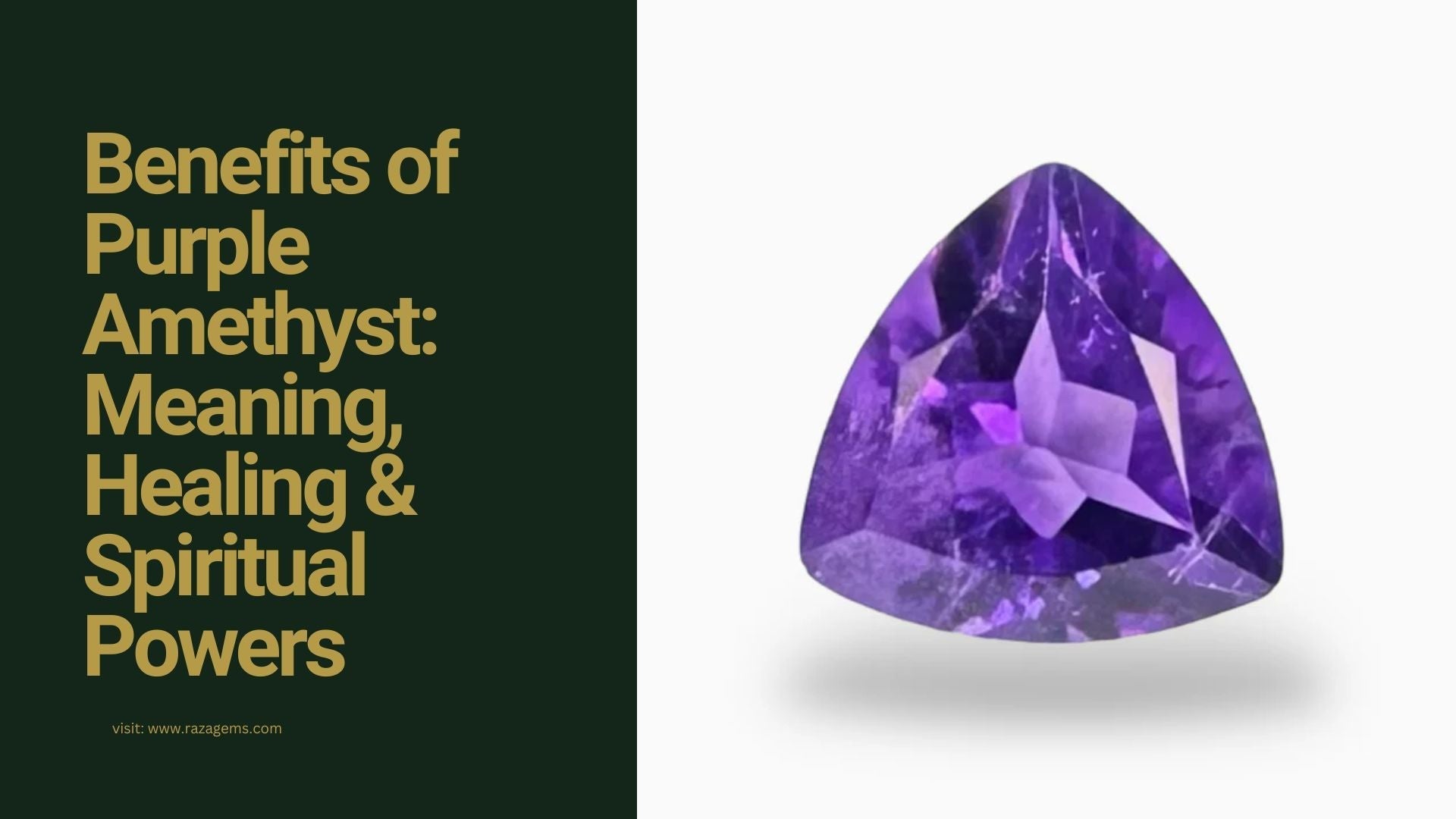 Benefits of Purple Amethyst: Meaning, Healing & Spiritual Powers – Raza ...