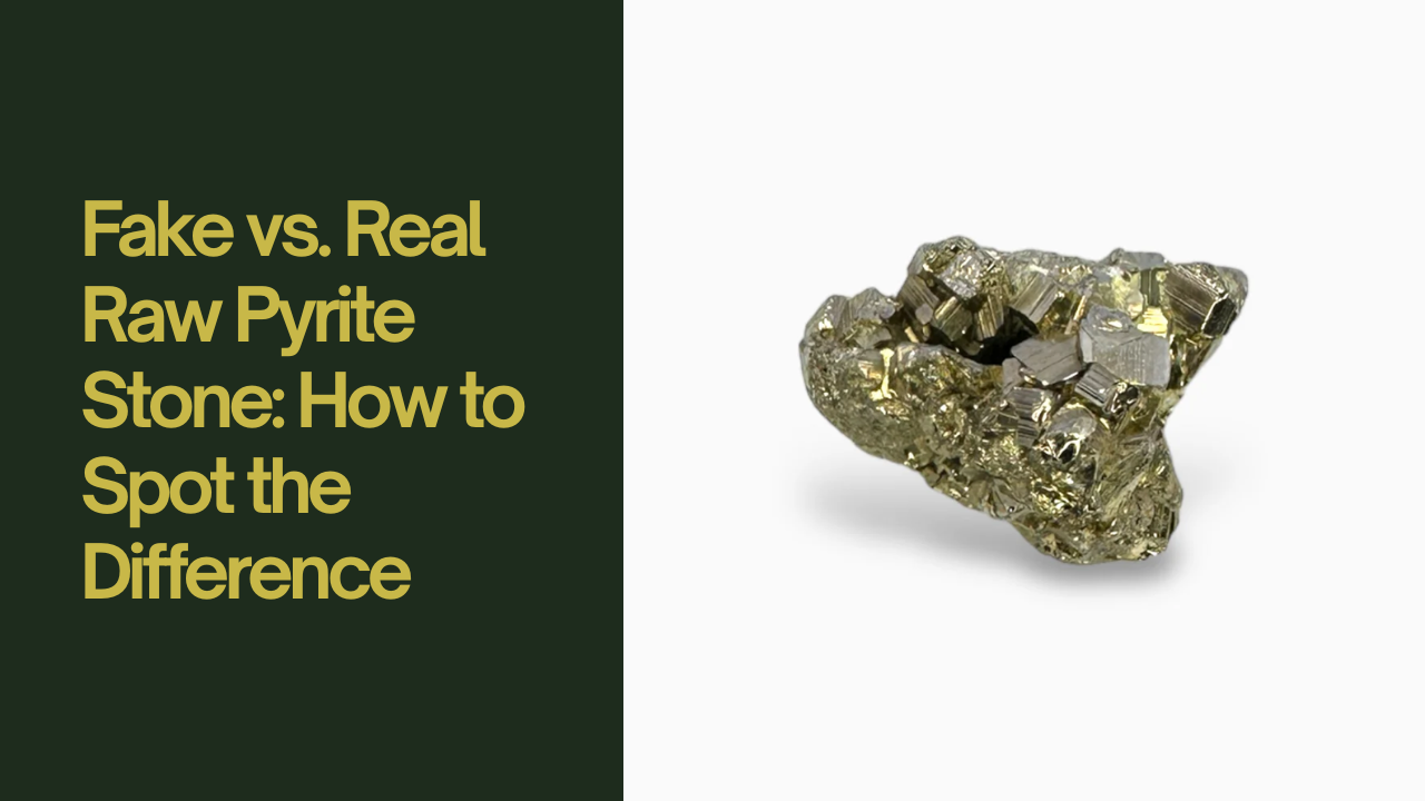 Raw Diff Fake vs. Real Raw Pyrite Stone: How to Spot the Difference – Raza Gems LLC
